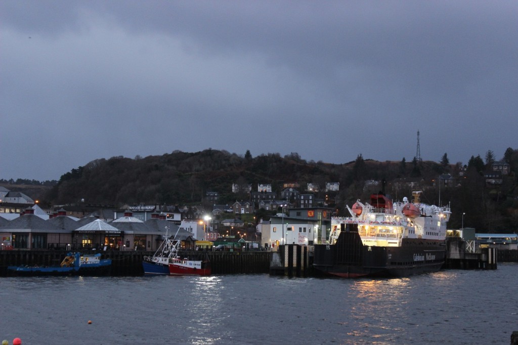 The harbour in Oban