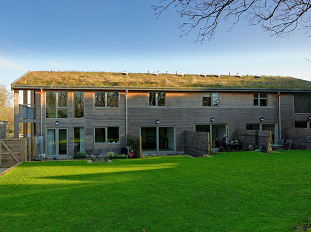 One of the new builds built successfully in the first phase of the Liv Eco housing development