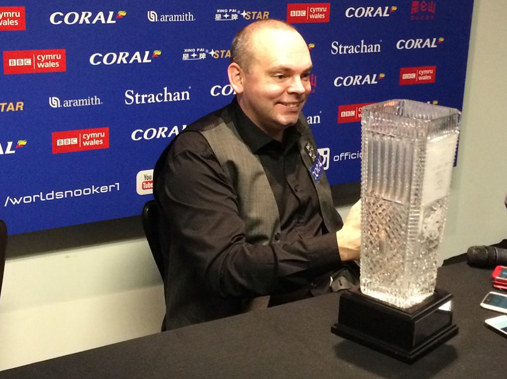 Bingham fielding questions at his post-match press conference.