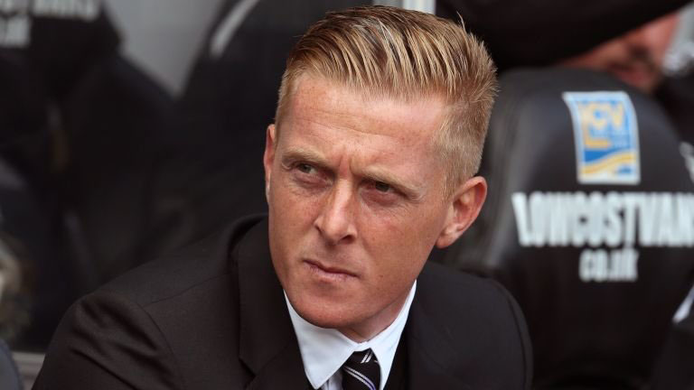 A picture of Leeds manager Garry Monk.