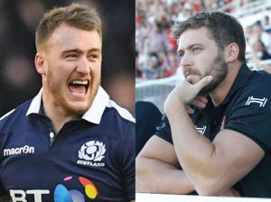 Stuart Hogg and Leigh Halfpenny face off at full back this weekend. Credit: Jumpy News & Florian Escoffier