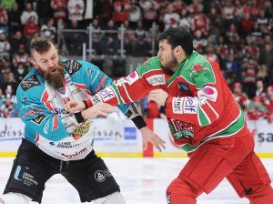 Cardiff Devils clash with rivals Belfast Giants.