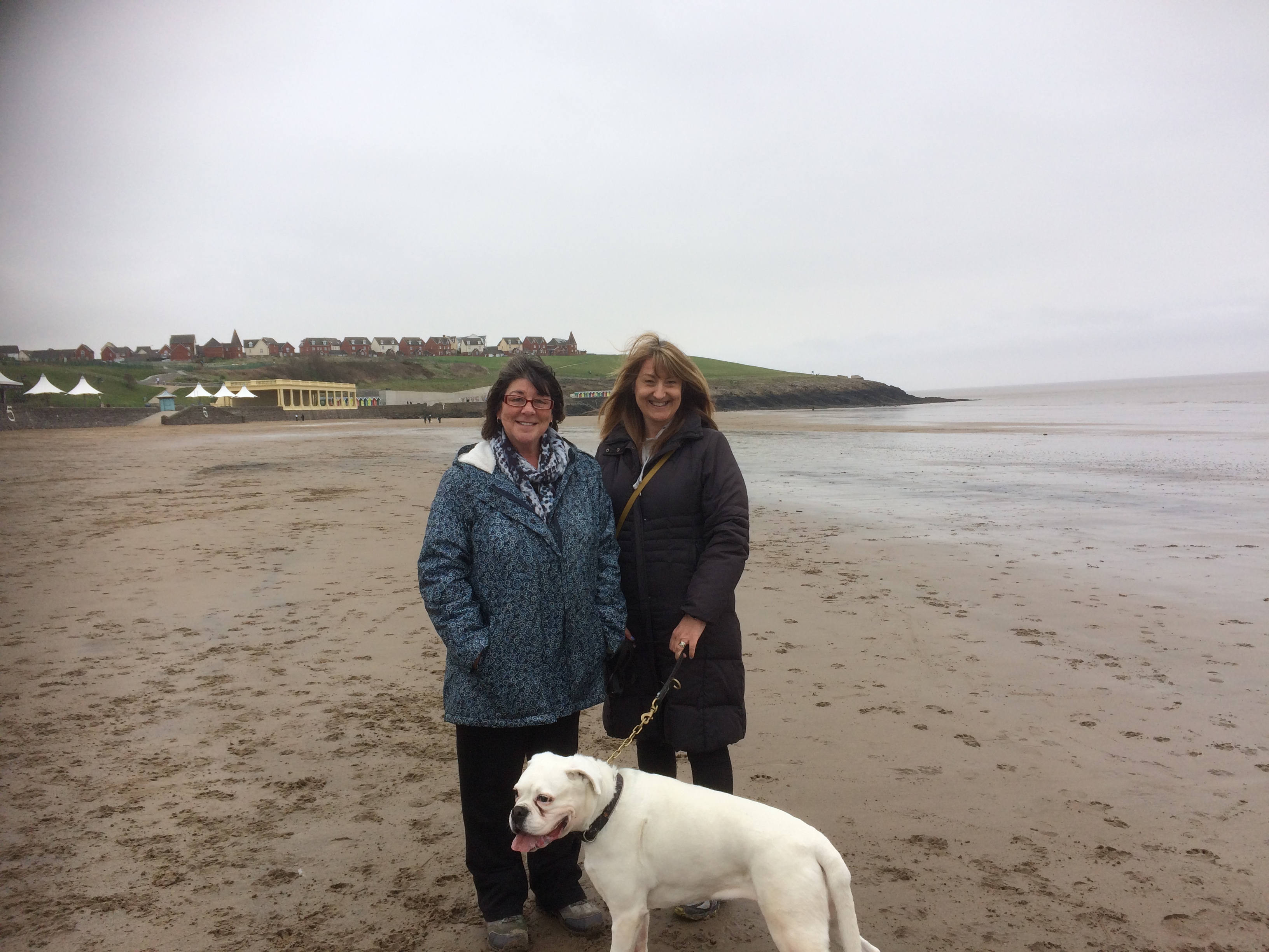 Dog walkersm Jo Davies, 55, and Sarah Hayward, 47, say they are not bothered by the charges