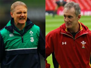 Joe Schmidt and Rob Howley face off on Friday. 