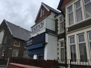 Uplands radio shop has moved along North Road and is now opposite the Maindy centre