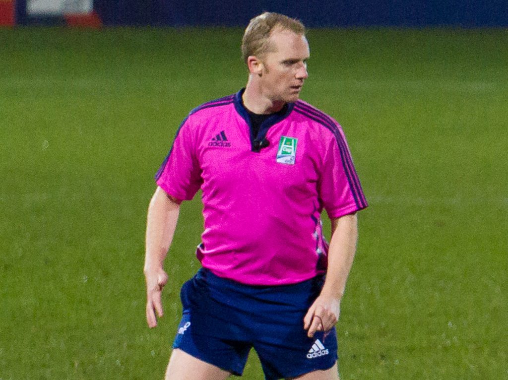 Referee Wayne Barnes handled a range of difficult decisions expertly in Wales' matches with Ireland and France