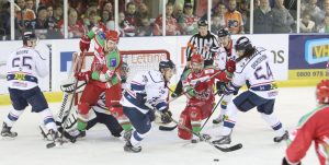 The Cardiff Devils against the Dundee Stars.