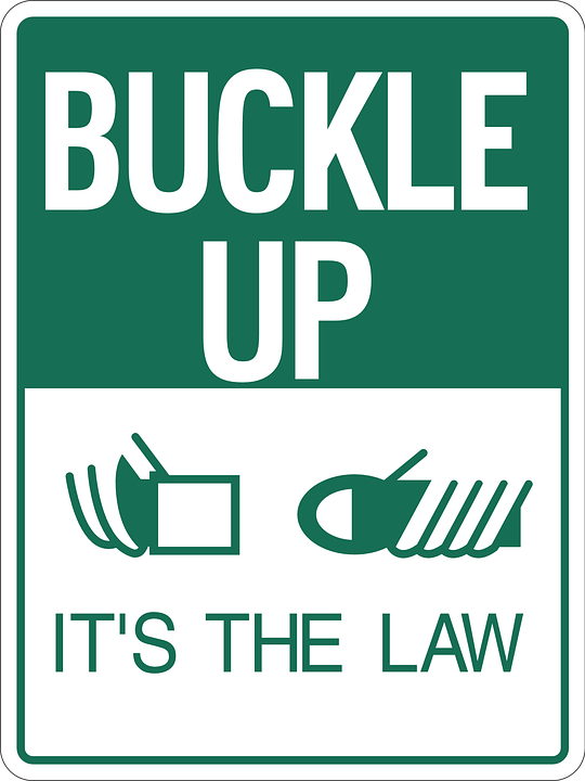 Drivers and passengers who do not wear seatbelts are breaking the law.