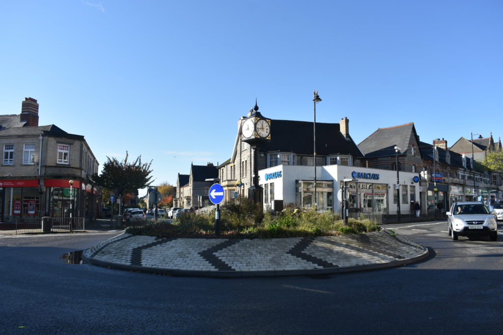 Penarth clock in town centre