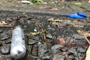 Nitrous Oxide canisters were found in Grangetown