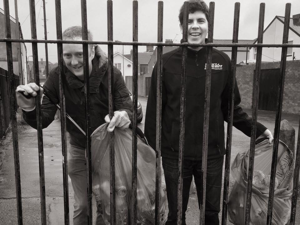 Litter pick 1 The Cardiffian