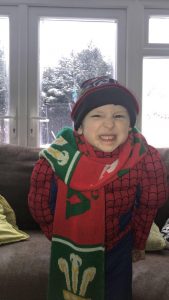 Kodi Hill, 5, the rare Welsh Spider