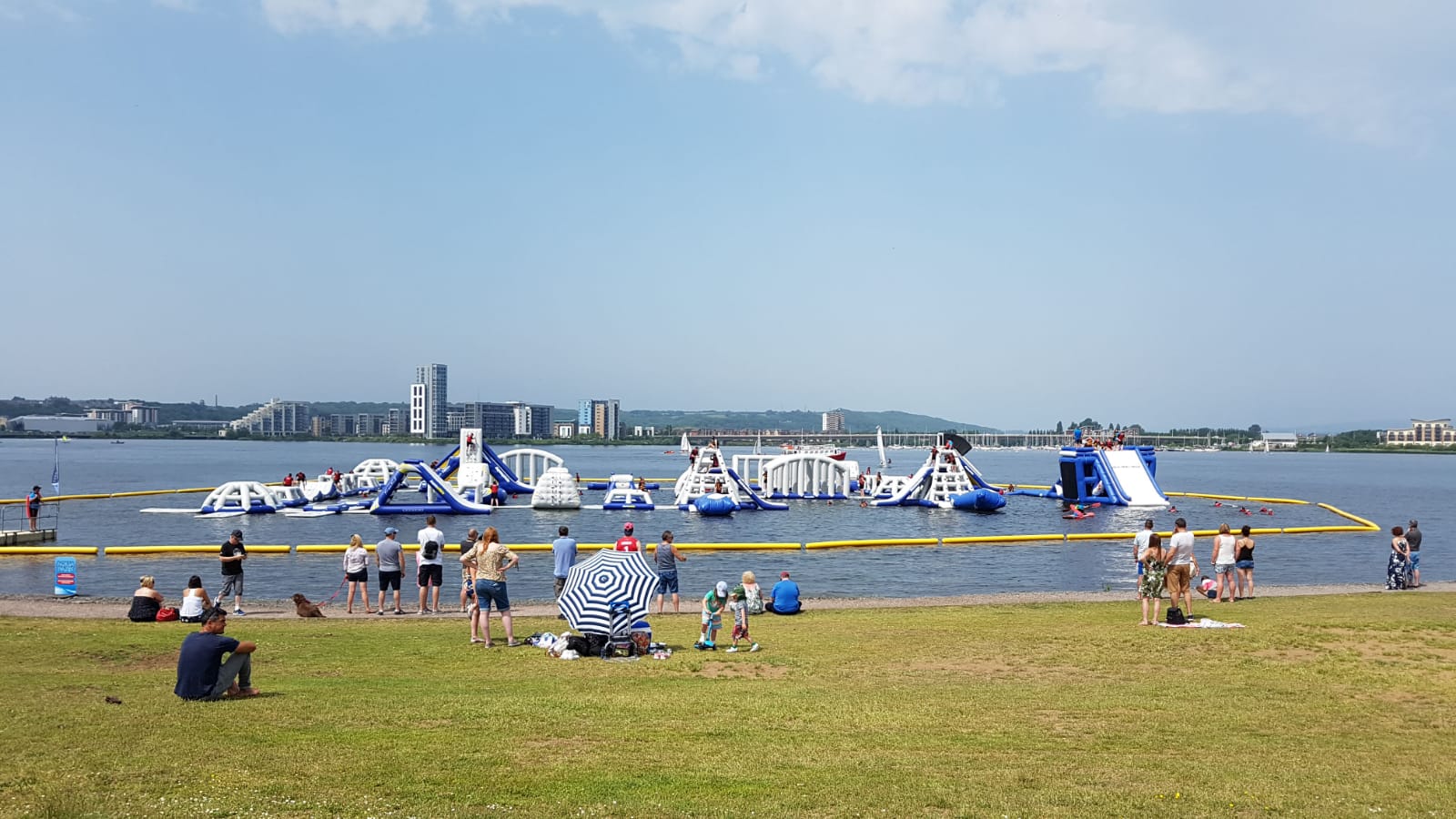 Cardiff’s first ever water park opens on bay - The Cardiffian