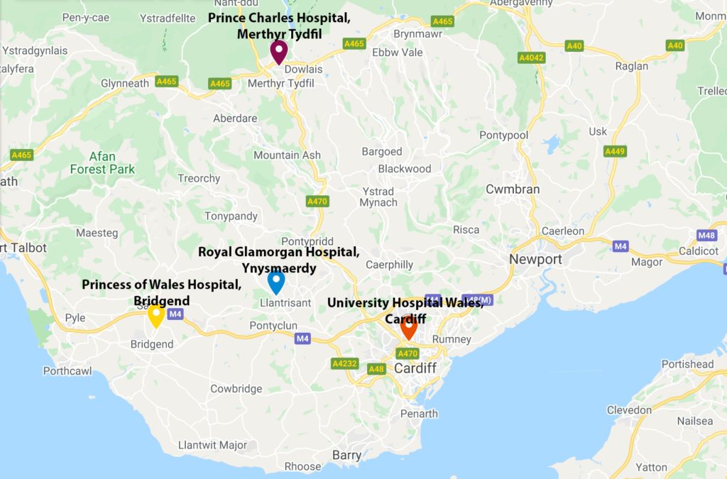 royal glamorgan map Royal Glamorgan A E Closure Could Burden Services The Cardiffian royal glamorgan map